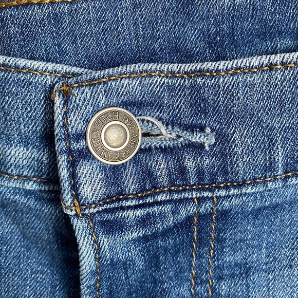 Abercrombie & Fitch Men's Langdon Slim Standard Wash Blue Jeans Size 32w - Picture 5 of 14